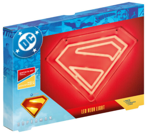 PALADONE LAMPADA NEON DA MURO SUPERMAN DC COMICS SUPERMAN - LAMPADE