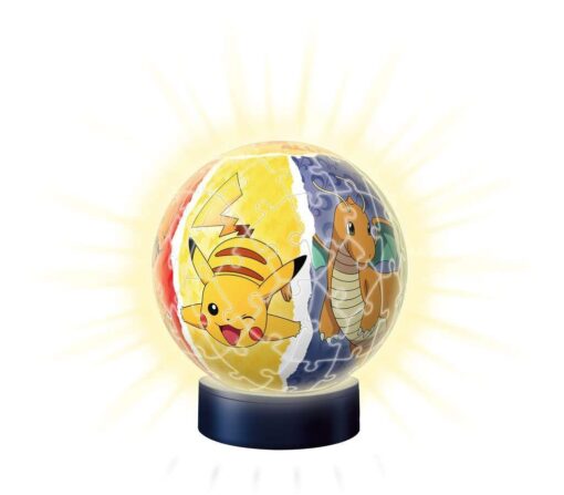 Pokémon 3d Puzzle Nightlight Puzzle Ball (72 Pezzi) Ravensburger