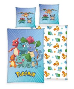 Pokemon Duvet Set Group B 135 X 200 Cm / 80 X 80 Cm Herding