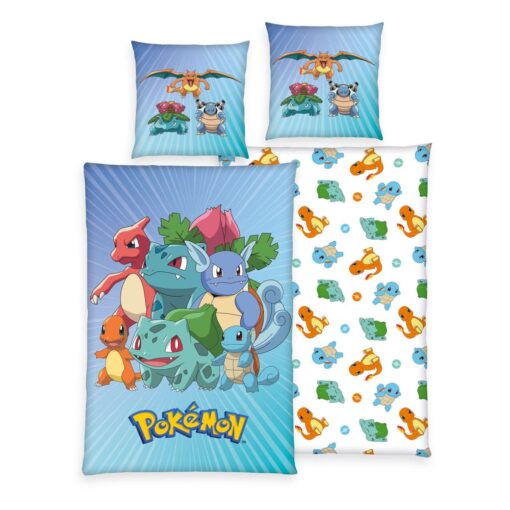 Pokemon Duvet Set Group B 135 X 200 Cm / 80 X 80 Cm Herding
