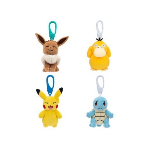 Pokémon Peluche Figura & Clip On 10 Cm  Jazwares