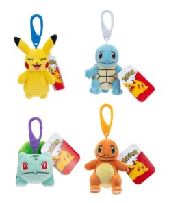 Pokémon Peluche Figura & Portachiavi Series 1 10 Cm  Jazwares