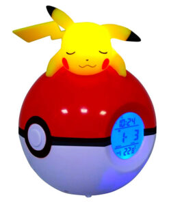 Pokemon Pikachu Pokeball Lampada Sveglia Teknofun