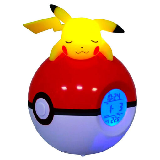 Pokemon Pikachu Pokeball Lampada Sveglia Teknofun