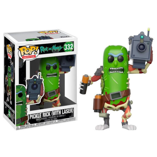 Pop Figura Rick & Morty Pickle Rick Con Laser Funko