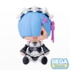 Re:zero Starting Life In Another World Fuwa Petit Chibi Figura Rem 8 Cm Sega