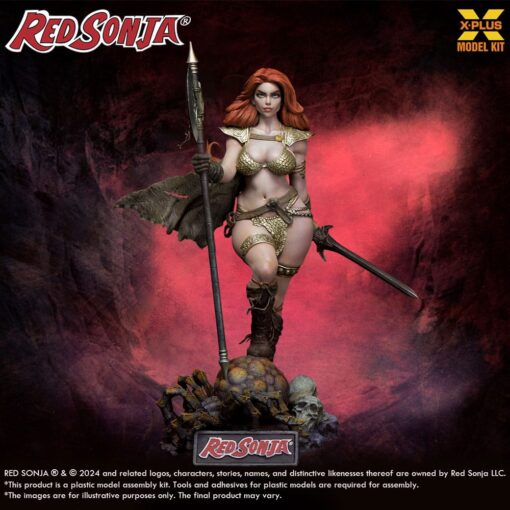 Red Sonja Plastica Model Kit 1/8 Red Sonja 27 Cm X-plus