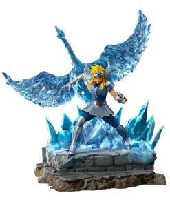 Saint Seiya Deluxe Bds Art Scale Statua 1/10 Cygnus Hyoga 27 Cm Iron Studios