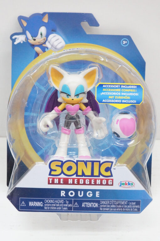 Sonic The Hedgehog Rouge the Bat With Heart Bomb Action Figure 10 cm (Spedito in 24 ore)