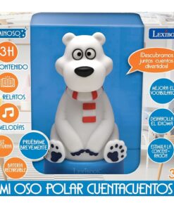 Spagnolo Bear 3d Night Light Storyteller Lexibook