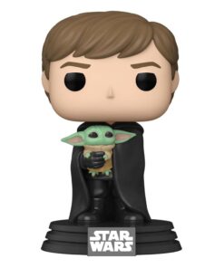 Star Wars The Mandalorian  Pop! Tv Vinile Figura Luke Con Bambino 9 Cm Funko