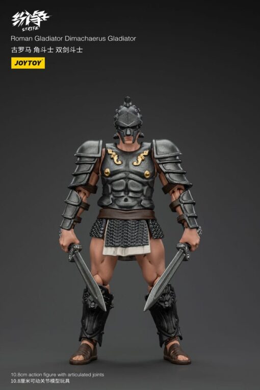 Strife Action Figura 1/18 Roman Gladiator Dimachaerus Gladiator 11 Cm Joy Toy (cn)