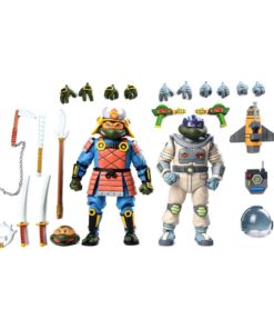 Tartarughe Ninja (cartoon) Action Figura 2 Pack Space Adventure & Samurai Turtles 18 Cm Neca