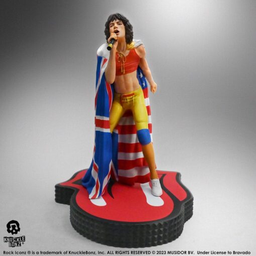 The Rolling Stones Rock Iconz Statua Mick Jagger (tattoo You Tour 1981) 22 Cm Knucklebonz
