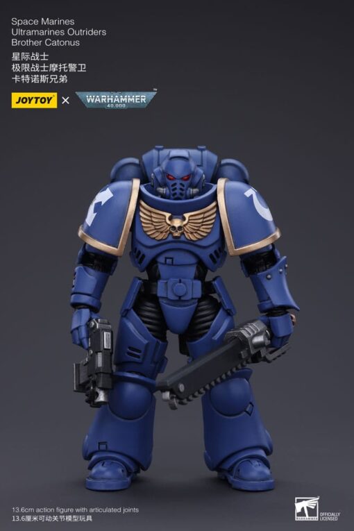 Warhammer 40k Action Figura 1/18 Space Marines Ultramarines Outriders Brother Catonus 14 Cm Joy Toy (cn)