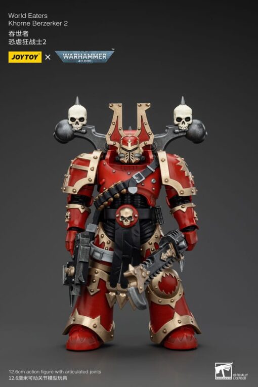 Warhammer 40k Action Figura 1/18 World Eaters Khorne Berzerker 2 13 Cm Joy Toy (cn)