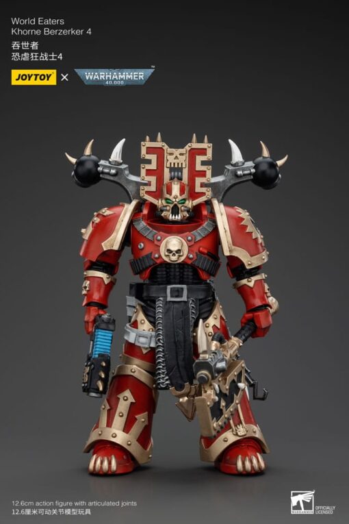 Warhammer 40k Action Figura 1/18 World Eaters Khorne Berzerker 4 13 Cm Joy Toy (cn)