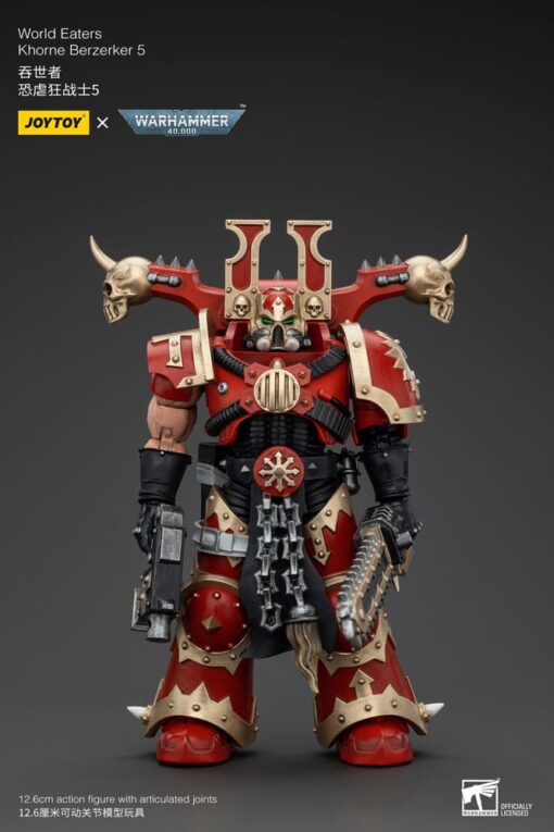 Warhammer 40k Action Figura 1/18 World Eaters Khorne Berzerker 5 13 Cm Joy Toy (cn)