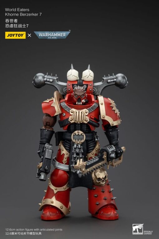 Warhammer 40k Action Figura 1/18 World Eaters Khorne Berzerker 7 13 Cm Joy Toy (cn)