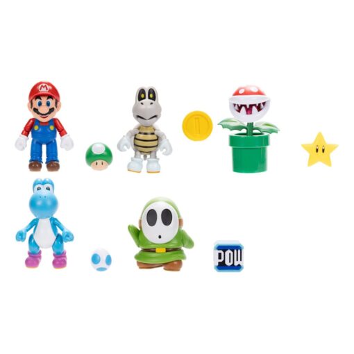 World Of Nintendo Mini Figura Super Mario Wave 40 10 Cm Assortment (5) Jakks Pacific