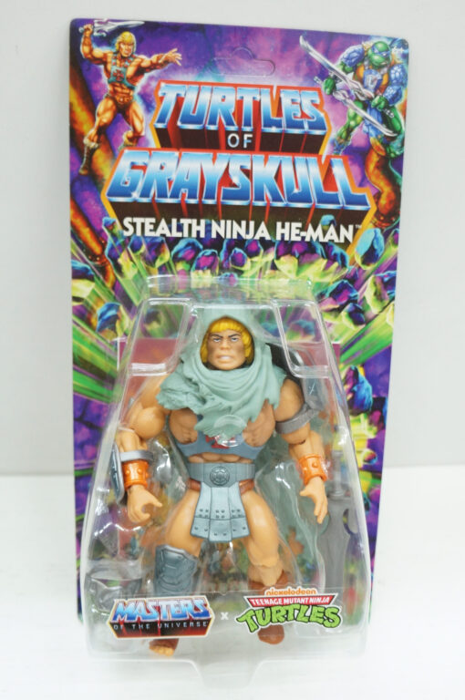 Motu X Tmnt: Turtles Of Grayskull Action Figura Stealth He-man 14 Cm Mattel (Spedito in 24 ore)
