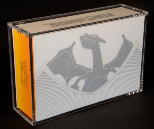 ACRYLIC BOX PROTEZIONE POKEMON COLLEZIONE ULTRA CHARIZARD CUSTODIE/PROTEZIONE - CARTE DA GIOCO/COLLEZIONE