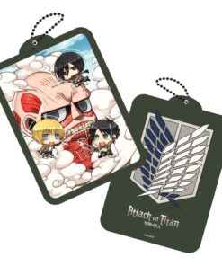 Attack On Titan Shaker Acrylic Portachiavi Kawaii Attack! Popbuddies