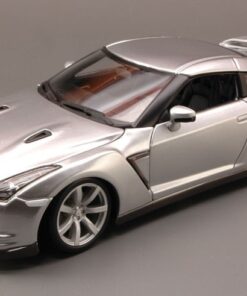 BBURAGO BU12079S NISSAN GTR 2009 SILVER 1:18 Modellino