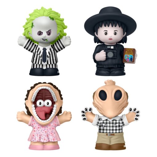 Beetlejuice Fisher-price Little People Da Collezionemini Figures 4-pack 7 Cm Mattel
