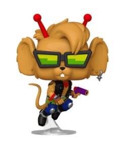 Biker Mice From Mars Pop! Animation Vinile Figura Throttle 9 Cm Funko