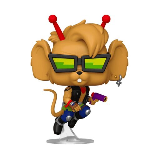 Biker Mice From Mars Pop! Animation Vinile Figura Throttle 9 Cm Funko