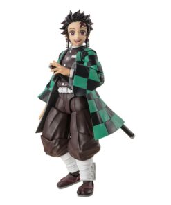 Demon Slayer: Kimetsu No Yaiba S.h. Figuarts Action Figura Tanjiro Kamado 14 Cm Bandai Tamashii Nations