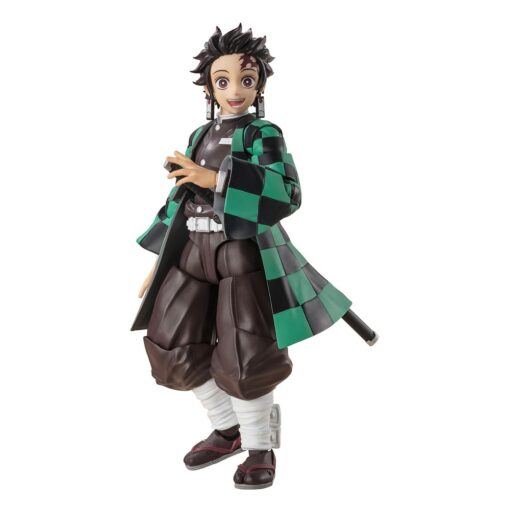 Demon Slayer: Kimetsu No Yaiba S.h. Figuarts Action Figura Tanjiro Kamado 14 Cm Bandai Tamashii Nations