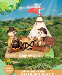 Disney D-Stage Campsite Series PVC Diorama Chip & Dale Special Edition 10 Cm Beast Kingdom Toys