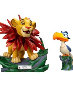Disney Master Craft Statuas 2-pack Il Re Leone Little Simba & Zazu 31 Cm Beast Kingdom Toys
