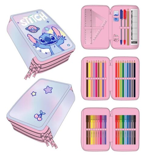 Disney Stitch Astuccio Triplo Cerdà