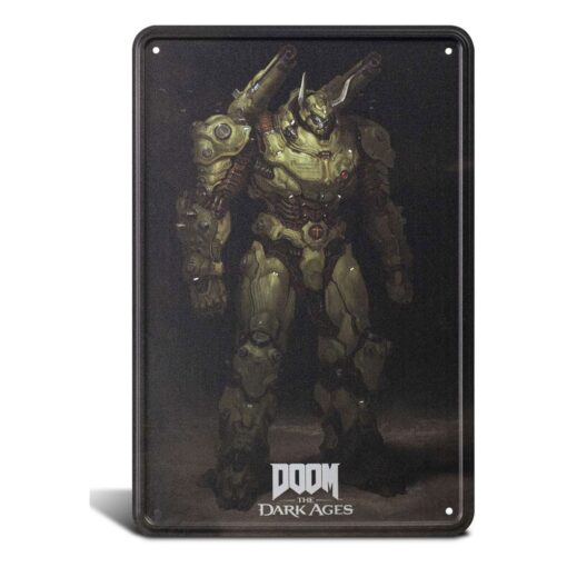 Doom The Dark Ages Metal Sign Atlan 20 X 30 Cm DEVplus