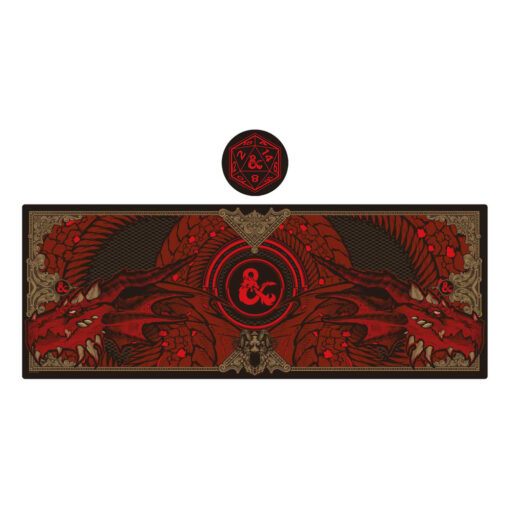 Dungeons & Dragons Desk Pad & Sottobicchiere Set Graphic Fanattik