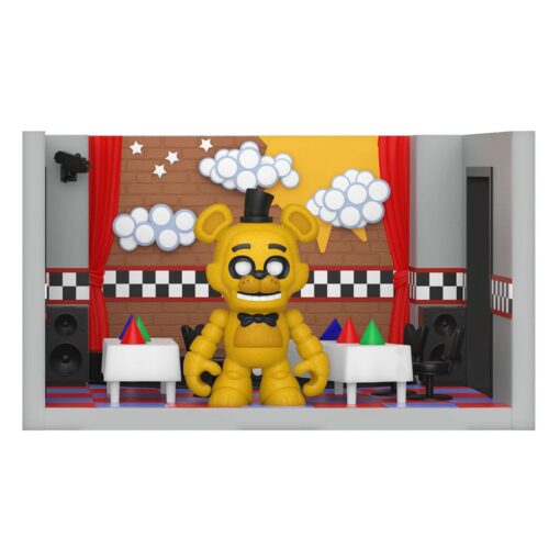 Five Nights At Freddy's Snap Playset & Action Figura Stage W/freddy (gd) 9 Cm Funko