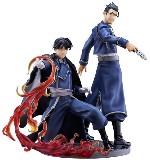 Fullmetal Alchemist: Brotherhood Pvc Statua Roy Mustang & Maes Hughes Kizuna 27 Cm Proof