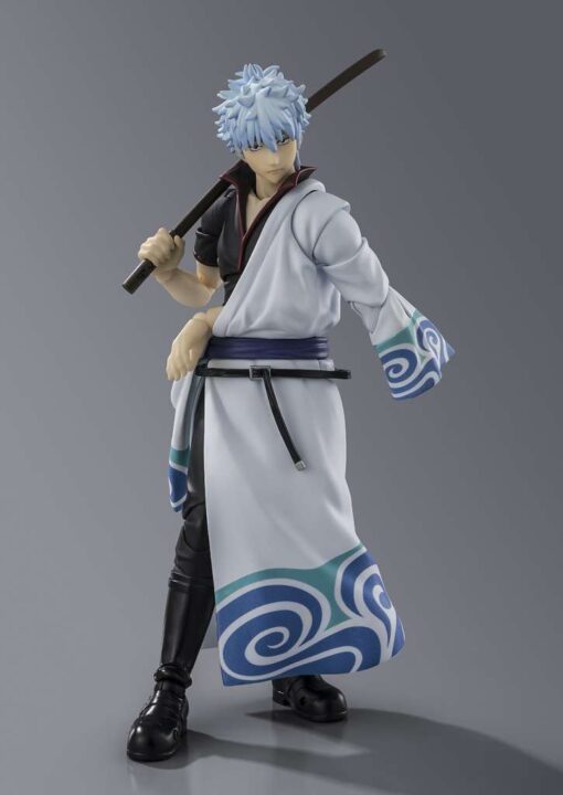 Gintama Sakata Gintoki Shf Action Figura Bandai