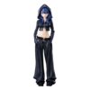 Gridman Universe Zozo Black Collection Statua Pvc Rikka Takarada 24 Cm Union Creative
