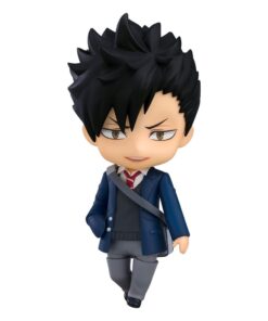 Haikyu!! Nendoroid Action Figura Tetsuro Kuroo School Uniforme Ver. 10 Cm Orange Rouge