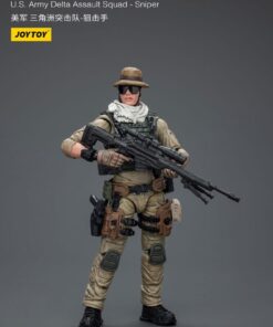 Hardcore Coldplay Action Figura 1/18 U.s. Army Delta Assault Squad Sniper 11 Cm Joy Toy (cn)