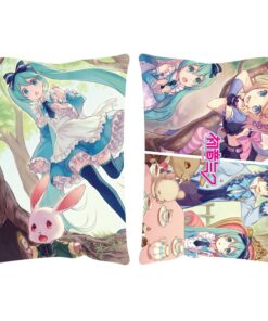 Hatsune Miku Cuscino Miku In Wonderlan 50 X 35 Cm Popbuddies