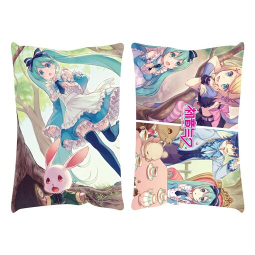 Hatsune Miku Cuscino Miku In Wonderlan 50 X 35 Cm Popbuddies