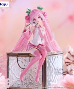 Hatsune Miku Noodle Stopper Pvc Statua Sakura Miku 2024 Pearl Color Ver. 15 Cm Furyu