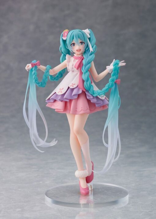 Hatsune Miku Pvc Statua Hatsune Miku Wonderland Rapuinzel Ver. 18 Cm Taito Prize