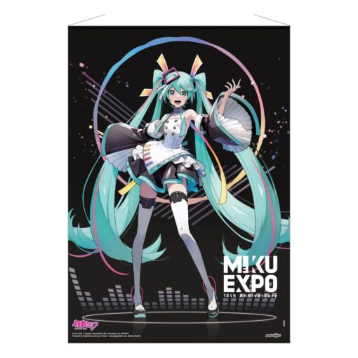 Hatsune Miku Wallscroll Miku Expo 10th Anniversary Edizione Limitata 50 X 70 Cm Popbuddies