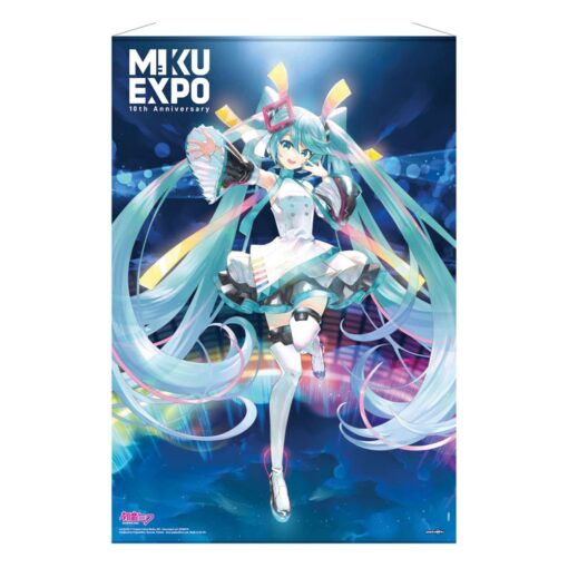 Hatsune Miku Wallscroll Miku Expo 10th Anniversary Edizione Limitata 61 X 91 Cm Popbuddies